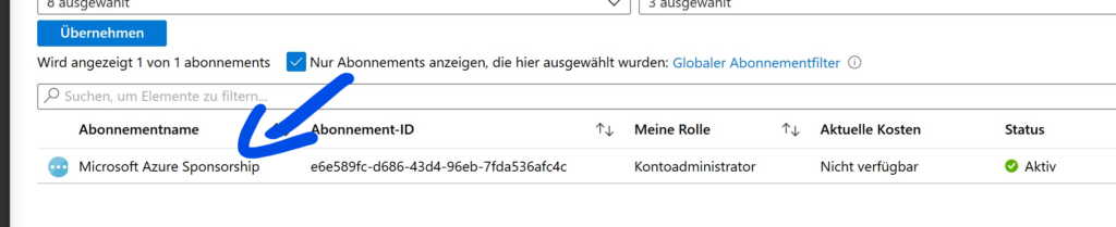 Azure für Vereine ist kostenlos - Alarm anlegen